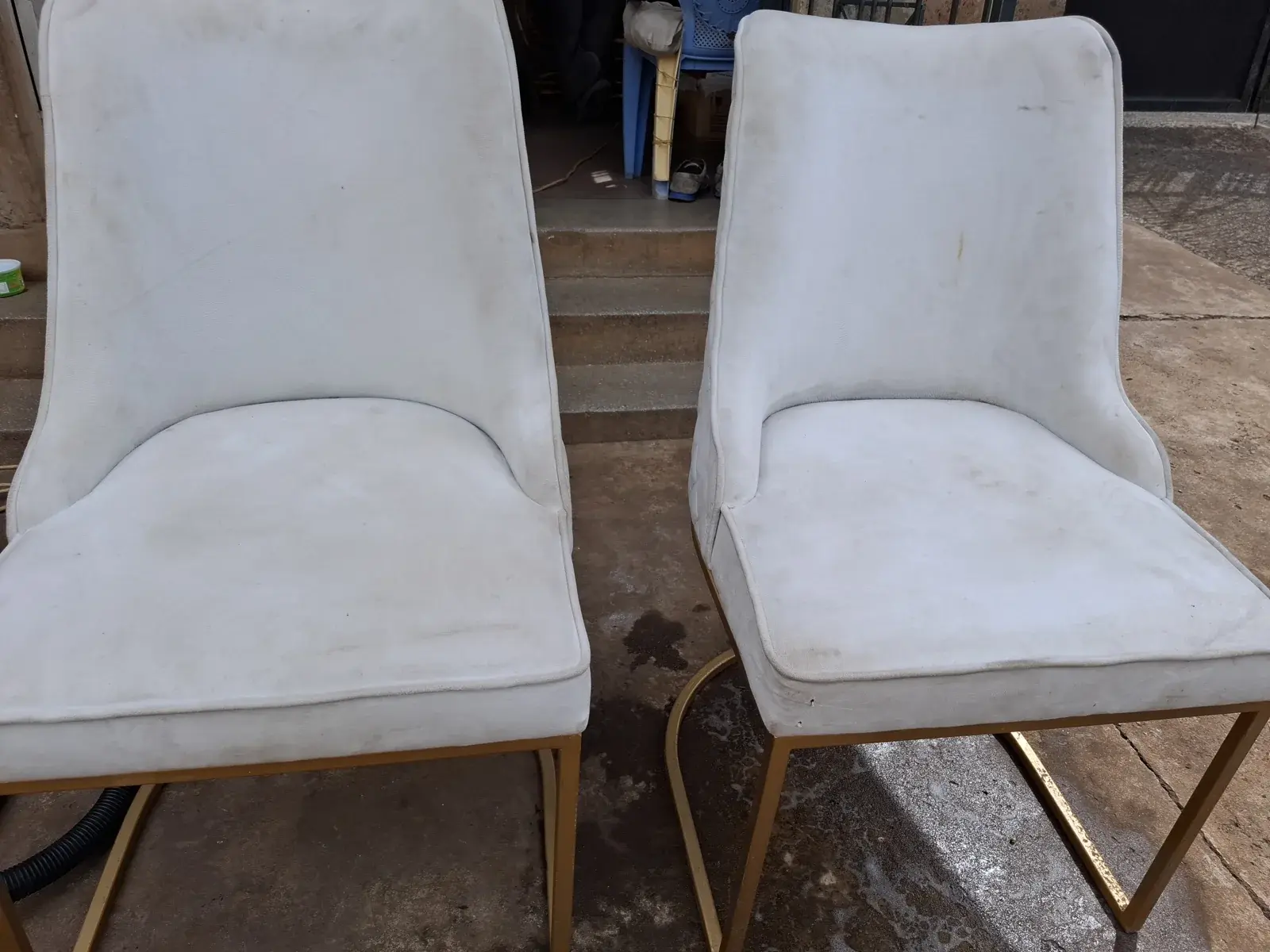 Dining Seat Cleaning: before cleaning